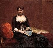 Henri Fantin-Latour Portrait of Madame Leoon Maitre France oil painting artist